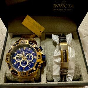 INVICTA Men's Speedway Pro Diver Watch + Fashion Bracelet